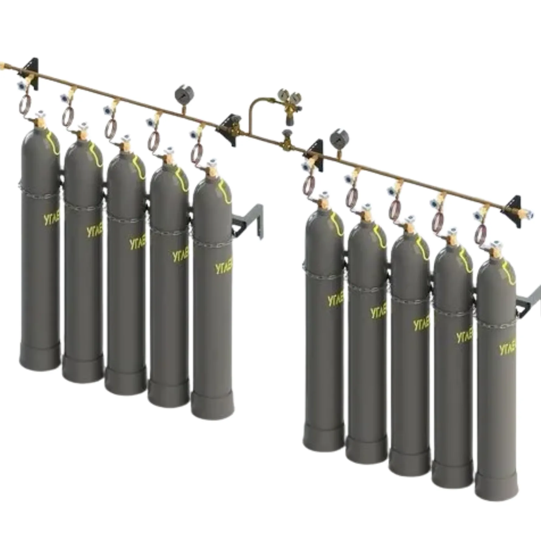 Cylinder Frame Header Manifold